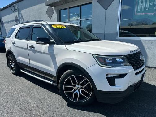 WHITE 2019 Ford Explorer Sport 4WD