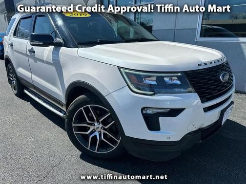 WHITE 2019 Ford Explorer Sport 4WD