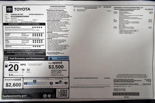 2025 Toyota Tundra Hybrid Limited