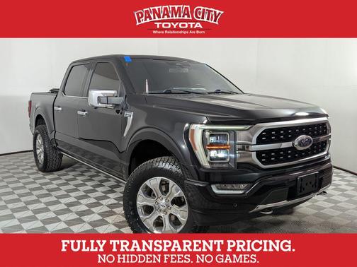 Agate Black Metallic 2021 Ford F-150 Platinum