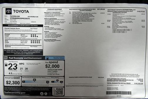 2025 Toyota Tacoma SR5