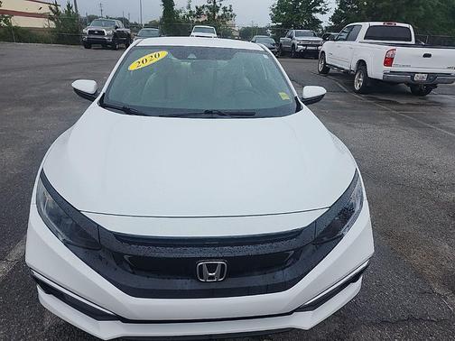 Platinum White Pearl 2020 Honda Civic LX