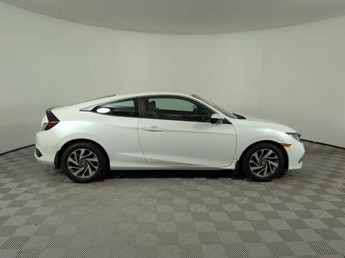 Platinum White Pearl 2020 Honda Civic LX