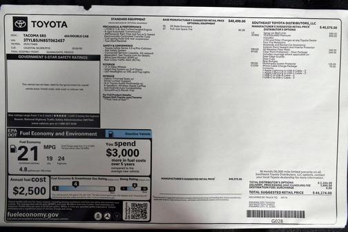 2025 Toyota Tacoma SR5