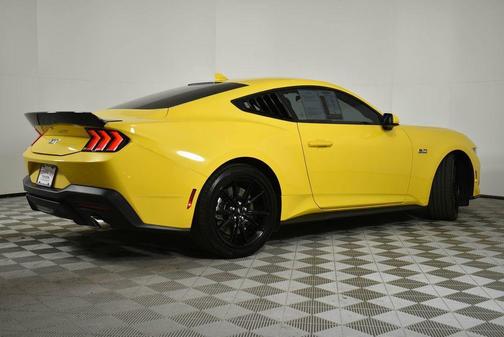 Yellow Splash Metallic Tri-coat 2024 Ford Mustang GT Premium