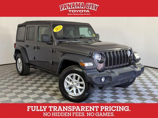 Granite Crystal Metallic Clearcoat 2023 Jeep Wrangler Sport S