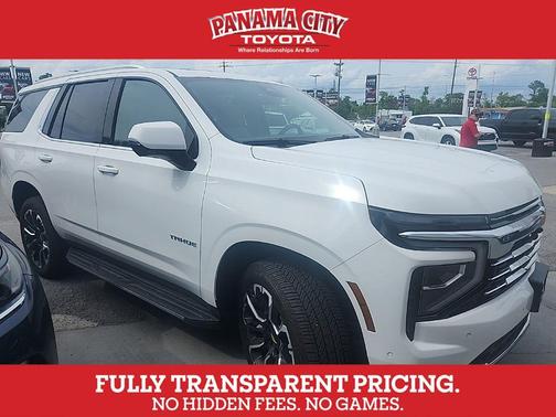 Summit White 2025 Chevrolet Tahoe LT