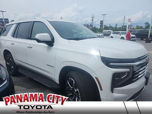 Summit White 2025 Chevrolet Tahoe LT
