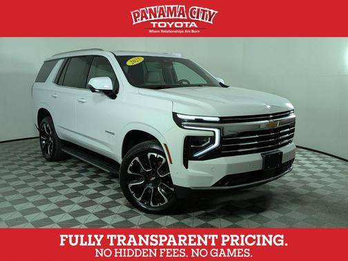Summit White 2025 Chevrolet Tahoe LT