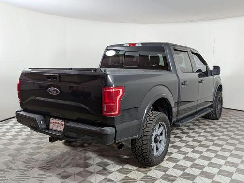 White Platinum Metallic Tri-Coat 2015 Ford F-150 Lariat