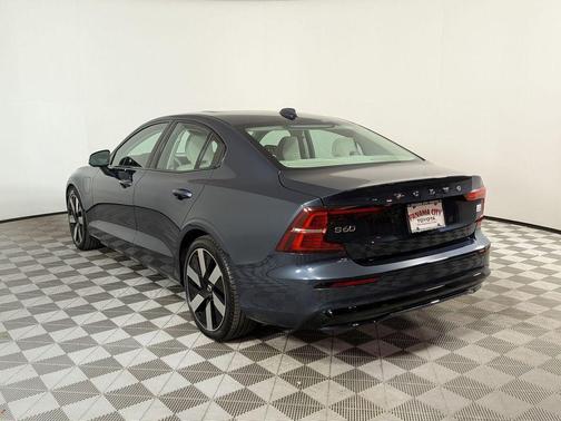 Denim Blue Metallic 2024 Volvo S60 Recharge Plug-In Hybrid T8 Plus Dark Theme