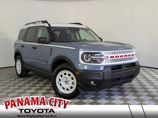 Azure Gray Metallic Tri-Coat 2025 Ford Bronco Sport Heritage