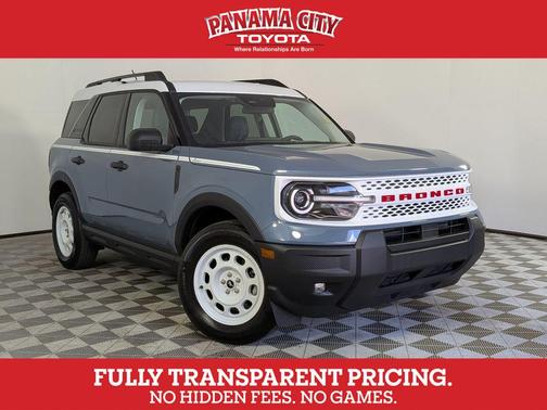 Azure Gray Metallic Tri-Coat 2025 Ford Bronco Sport Heritage