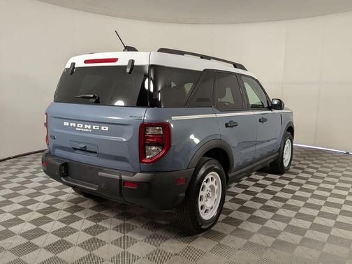 Azure Gray Metallic Tri-Coat 2025 Ford Bronco Sport Heritage