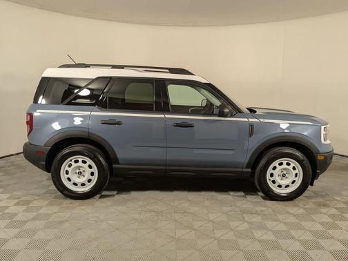Azure Gray Metallic Tri-Coat 2025 Ford Bronco Sport Heritage