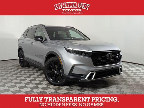 Lunar Silver Metallic 2024 Honda CR-V Hybrid Sport Touring AWD