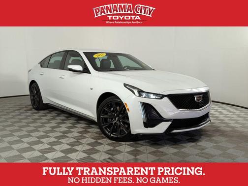 Summit White 2022 Cadillac CT5 Sport