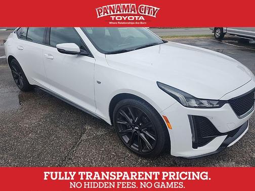 Summit White 2022 Cadillac CT5 Sport
