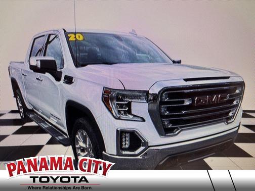 Summit White 2021 GMC Sierra 1500 SLT