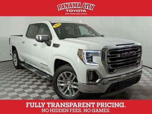 Summit White 2021 GMC Sierra 1500 SLT