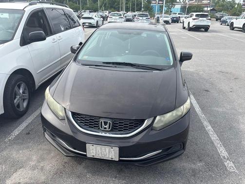 Modern Steel Metallic 2014 Honda Civic LX