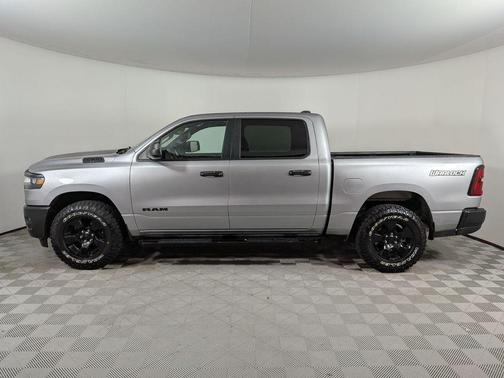 Billet Silver Metallic Clearcoat 2025 RAM 1500 Warlock Crew Cab 4x4 5'7' Box
