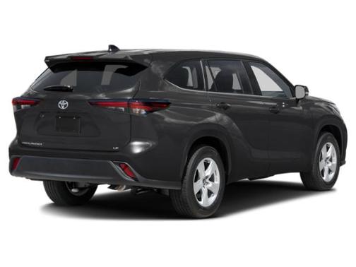 Midnight Black Metallic 2025 Toyota Highlander LE