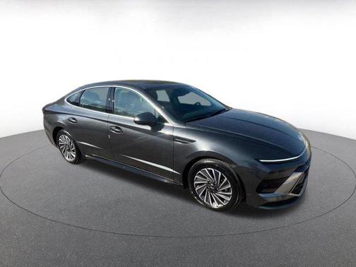 Portofino Gray 2025 Hyundai SONATA Hybrid SE