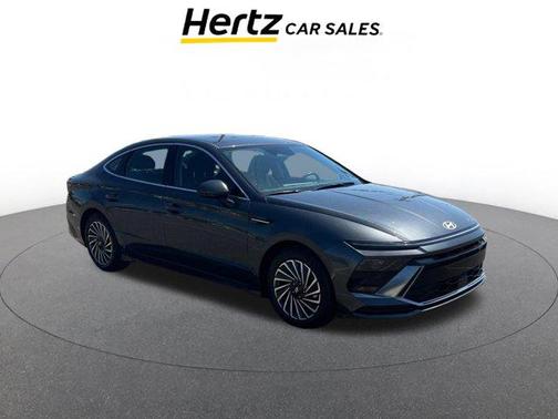 Portofino Gray 2025 Hyundai SONATA Hybrid SE