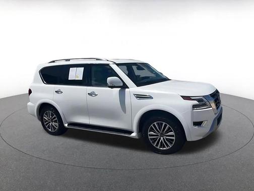 Aspen White Tricoat 2023 Nissan Armada SL 2WD