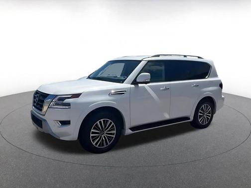 Aspen White Tricoat 2023 Nissan Armada SL 2WD