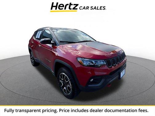 Red Hot Pearlcoat 2025 Jeep Compass Trailhawk