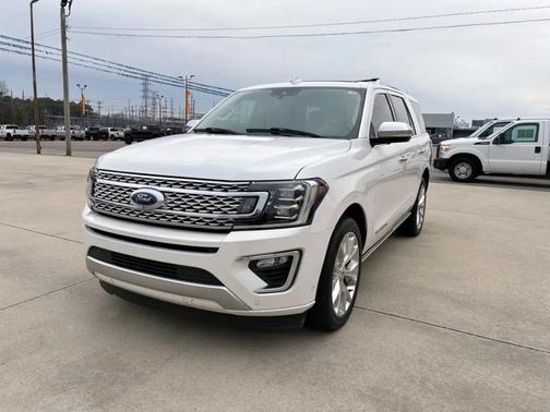 White Platinum Metallic Tri-Coat 2019 Ford Expedition Platinum