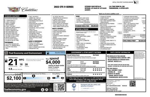 2022 Cadillac CT5-V VSERIES