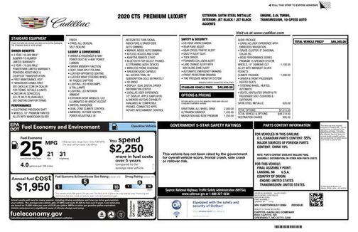 2020 Cadillac CT5 Premium Luxury RWD