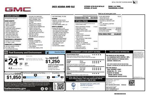 2023 GMC Acadia SLE