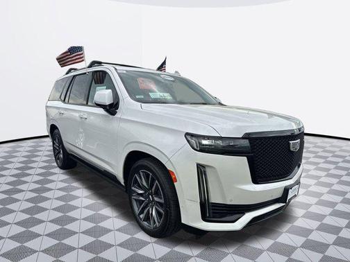 Crystal White Tricoat 2022 Cadillac Escalade Sport Platinum