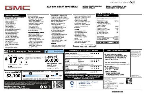 2025 GMC Sierra 1500 Denali