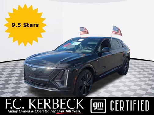 Stellar Black Metallic 2024 Cadillac LYRIQ Sport