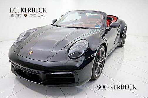 Black 2020 Porsche 911 Carrera 4S Cabriolet
