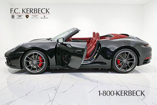 Black 2020 Porsche 911 Carrera 4S Cabriolet