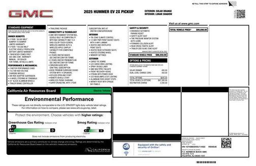 2025 GMC HUMMER EV Pickup 2X