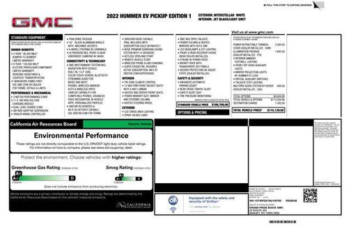 2022 GMC HUMMER EV Edition 1