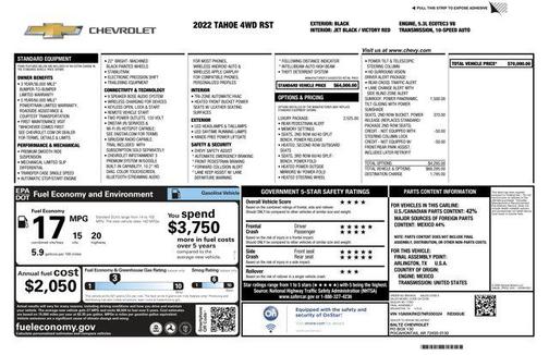 2022 Chevrolet Tahoe RST