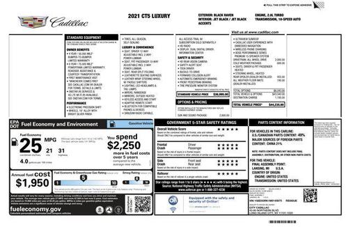 2021 Cadillac CT5 Luxury RWD