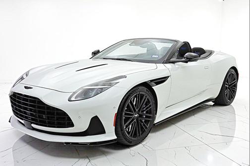 Lunar White 2024 Aston Martin DB12 Volante