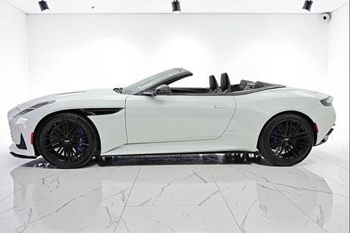 Lunar White 2024 Aston Martin DB12 Volante