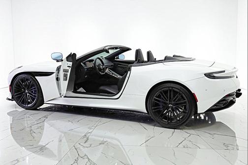 Lunar White 2024 Aston Martin DB12 Volante