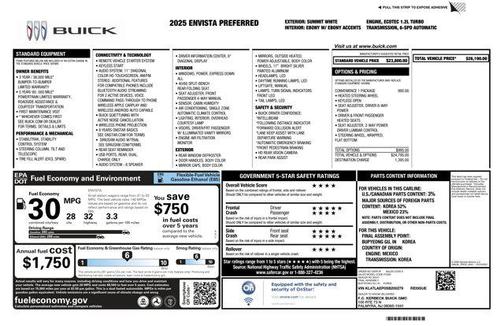 2025 Buick Envista Preferred