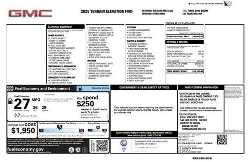 2025 GMC Terrain FWD Elevation